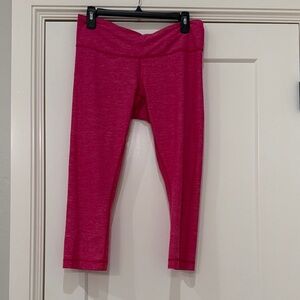 Lululemon Athletica Pink Leggings Crop